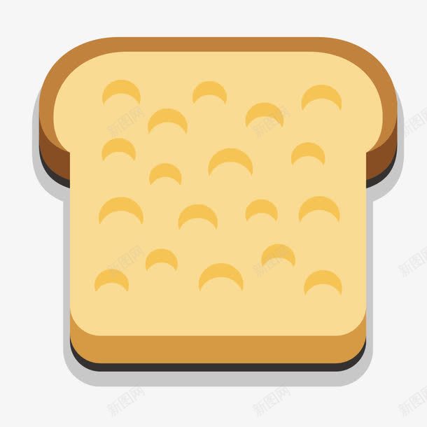 面包片png免抠素材_新图网 https://ixintu.com 矢量面食糕点 面包 面包片