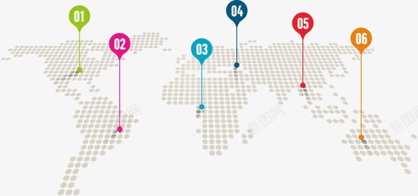 地图png免抠素材_新图网 https://ixintu.com png 卡通分布图 标志 矢量素材 素材