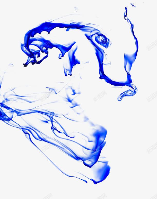 蓝色水流png免抠素材_新图网 https://ixintu.com 水流 水渍 水滩 蓝色 透明