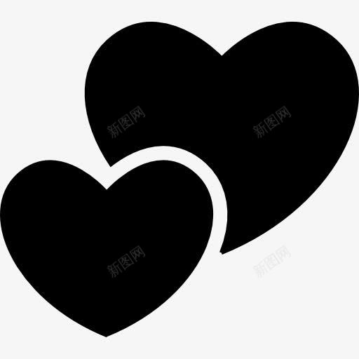 心几图标png_新图网 https://ixintu.com 两 夫妻 形状 心 爱 爱在空气中 黑色