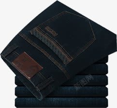 黑色牛仔裤产品素材