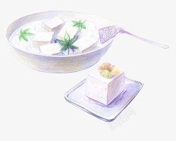 豆腐汤素材