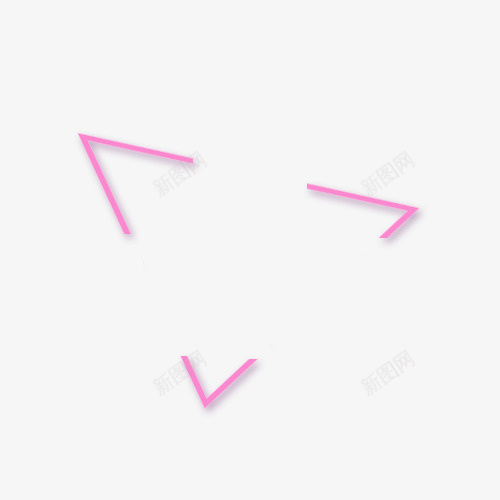 紫色三角形框png免抠素材_新图网 https://ixintu.com 三角形 紫色 装饰图案 装饰素材