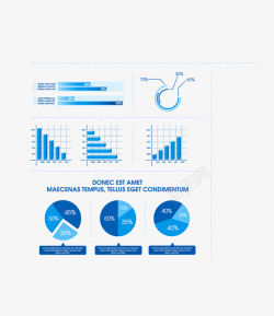数据统计图表矢量图素材