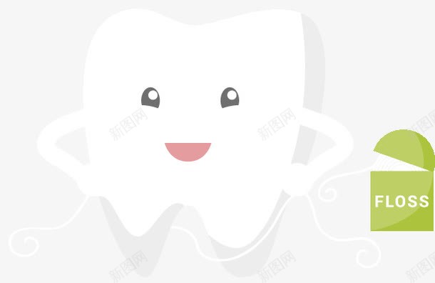 卡通牙齿护理png免抠素材_新图网 https://ixintu.com 刷牙 卡通 可爱 护理 牙齿护理 设计 高兴