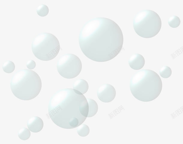 白色透明气泡漂浮png免抠素材_新图网 https://ixintu.com 气泡 白色 装饰 透明气泡