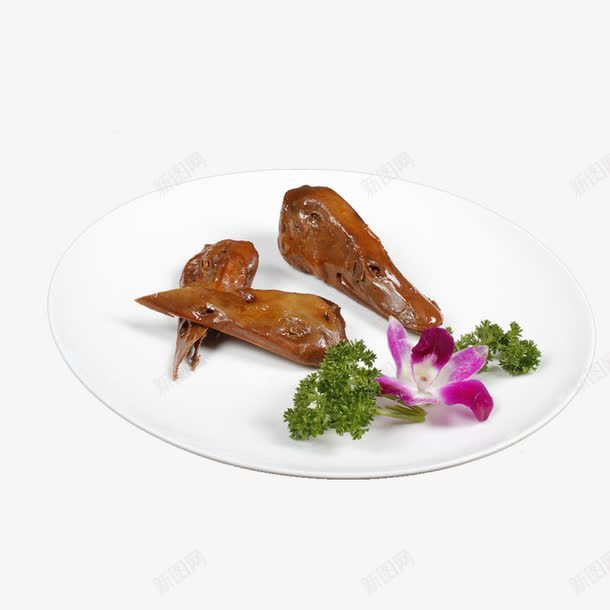 美味鸭头png免抠素材_新图网 https://ixintu.com 卤鸭 美味 鸭头