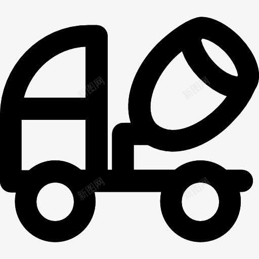 混凝土搅拌机图标png_新图网 https://ixintu.com 卡车 水泥 汽车 混凝土搅拌机 运输