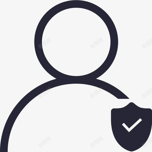 好友认证矢量图图标eps_新图网 https://ixintu.com 好友认证 矢量图