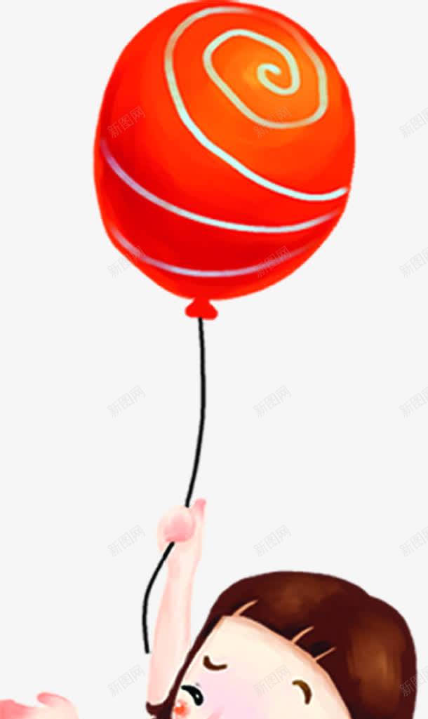红色手绘艺术线条气球png免抠素材_新图网 https://ixintu.com 气球 红色 线条 艺术