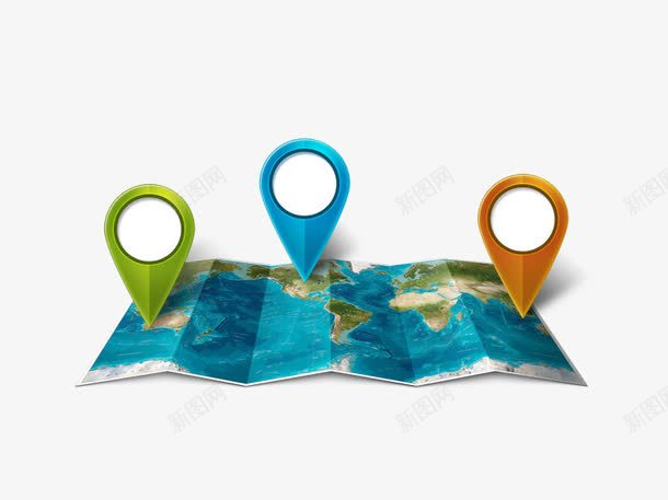 地图psd免抠素材_新图网 https://ixintu.com 商务 图标 地图 地形 旅游地图
