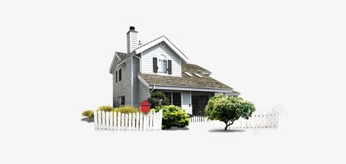 一座带有庭院的房子png免抠素材_新图网 https://ixintu.com 实物 带有 庭院 房子