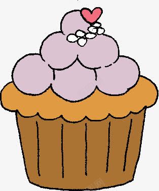 紫色美食爱心可口蛋糕png免抠素材_新图网 https://ixintu.com 可口 爱心 紫色 美食 蛋糕