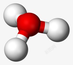 分子红色结构图素材