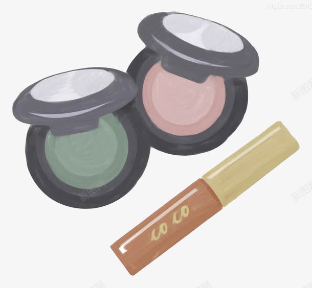 卡通化妆品png免抠素材_新图网 https://ixintu.com 化妆 化妆品 卡通 女性生活用品 生活用品