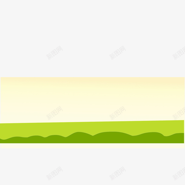 卡通绿色背景装饰psd免抠素材_新图网 https://ixintu.com 卡通 绿色 背景装饰