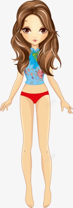 长发飘飘的女孩女孩头发高清图片