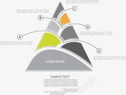 三角图表矢量图素材