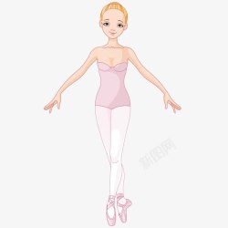 芭蕾女孩素材