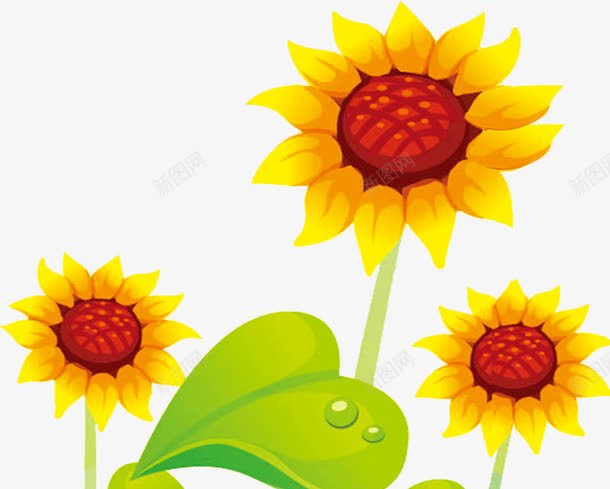 创意海报夏日植物黄色花朵png免抠素材_新图网 https://ixintu.com 创意 夏日 植物 海报 花朵 黄色