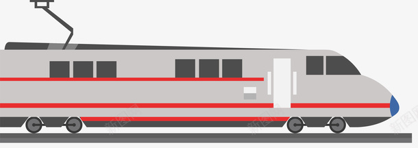 疾速飞奔的高铁图标png_新图网 https://ixintu.com 卡通LOGO 疾速 矢量高铁 飞奔 高铁 高铁LOGO
