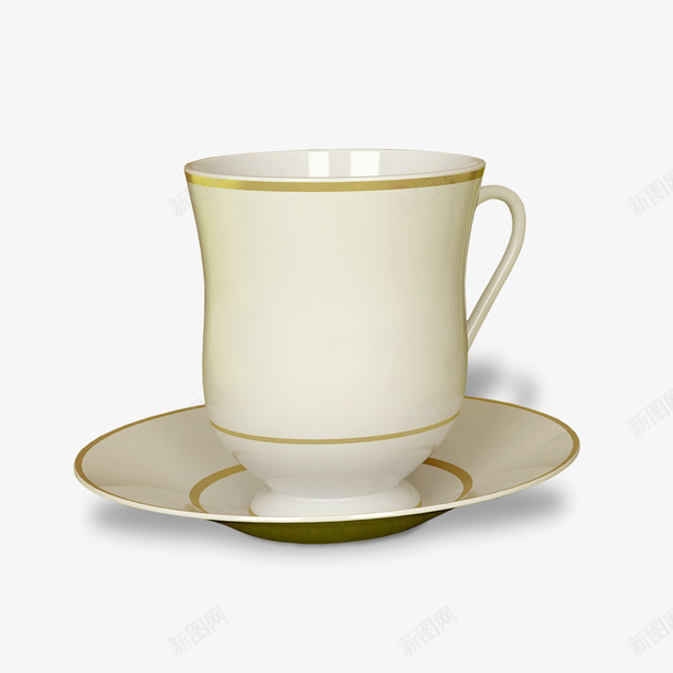 陶瓷咖啡杯png免抠素材_新图网 https://ixintu.com 咖啡杯 杯子 米白色 茶杯