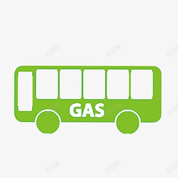 公交车png免抠素材_新图网 https://ixintu.com GAS 公交车 客车 车