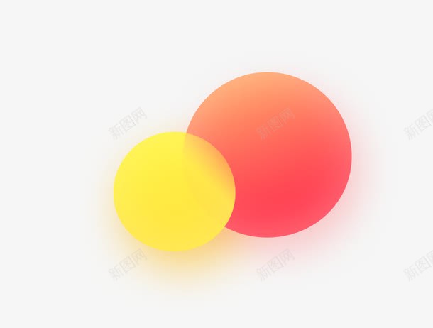 彩色圆形叠加png免抠素材_新图网 https://ixintu.com 圆形 彩色 效果元素