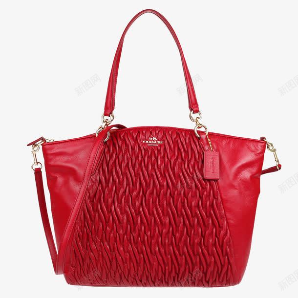 红色系女式背包png免抠素材_新图网 https://ixintu.com 产品实物 女式 红色 纹理 背包