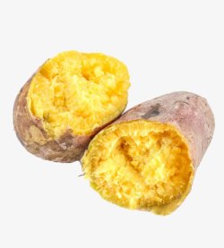 黄薯煮熟的黄薯高清图片
