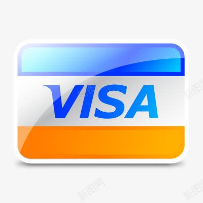 信贷卡签证glossyecommerceicons图标png_新图网 https://ixintu.com VISA card credit 信贷 卡 签证