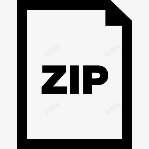 ZIP文件的接口符号的压缩文件图标png_新图网 https://ixintu.com ZIP压缩 文件 界面 符号