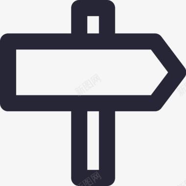 指路牌图标图标