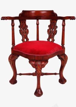 红色贵宾椅素材