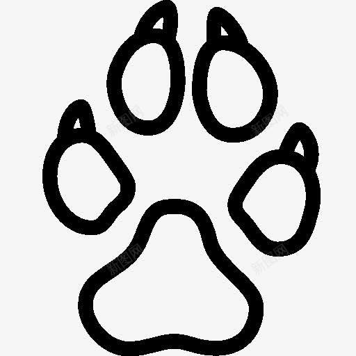 动物狗足迹图标png_新图网 https://ixintu.com animals dog footprint 动物 狗 足迹