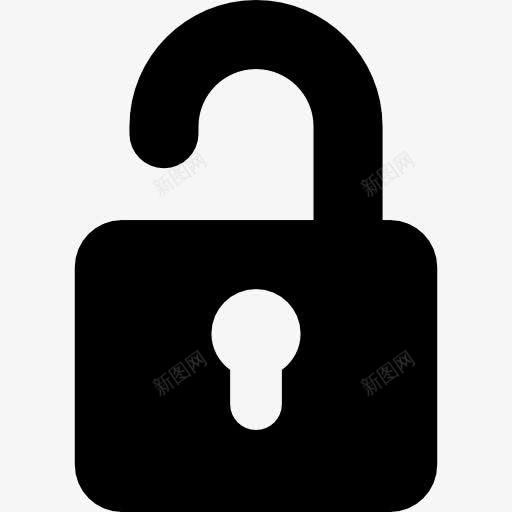 畅通的挂锁图标png_新图网 https://ixintu.com 安全 解锁 访问 锁