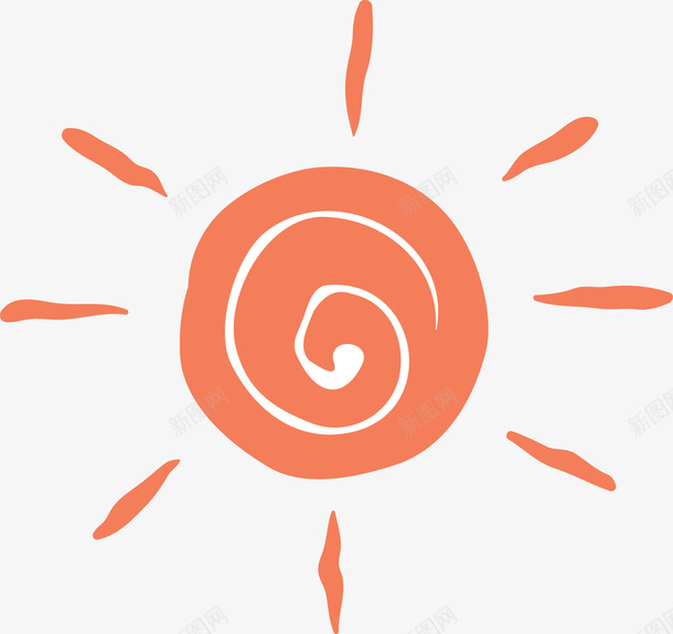 可爱卡通太阳矢量图ai免抠素材_新图网 https://ixintu.com 卡通 可爱 太阳 矢量图