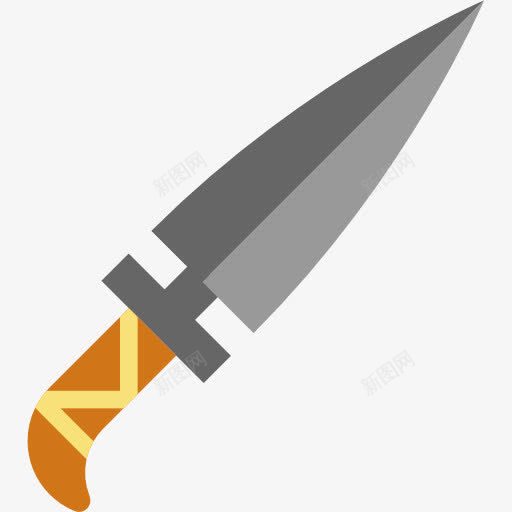 匕首图标png_新图网 https://ixintu.com 中世纪武器 匕首 武器 钢铁 骑士