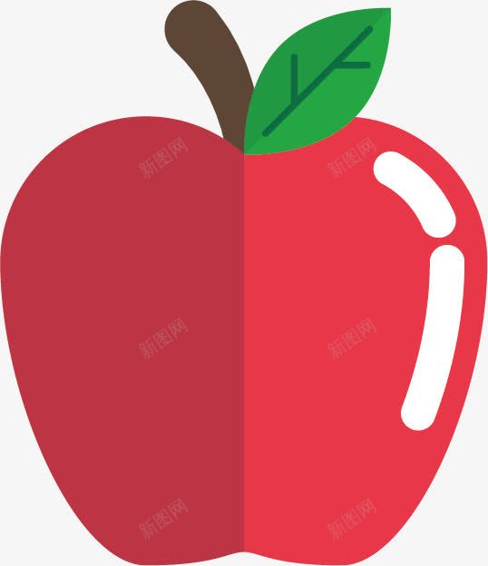 卡通苹果图案png免抠素材_新图网 https://ixintu.com 卡通苹果 水果 红苹果 苹果