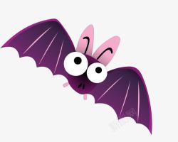 紫色蝙蝠素材