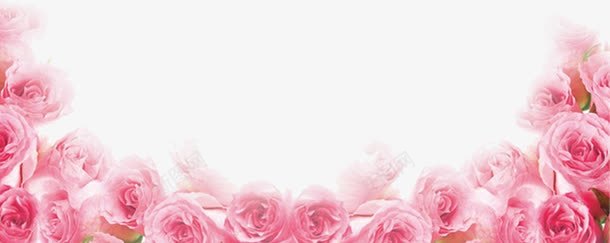 粉色浪漫唯美玫瑰边框png免抠素材_新图网 https://ixintu.com 浪漫 玫瑰 粉色 边框