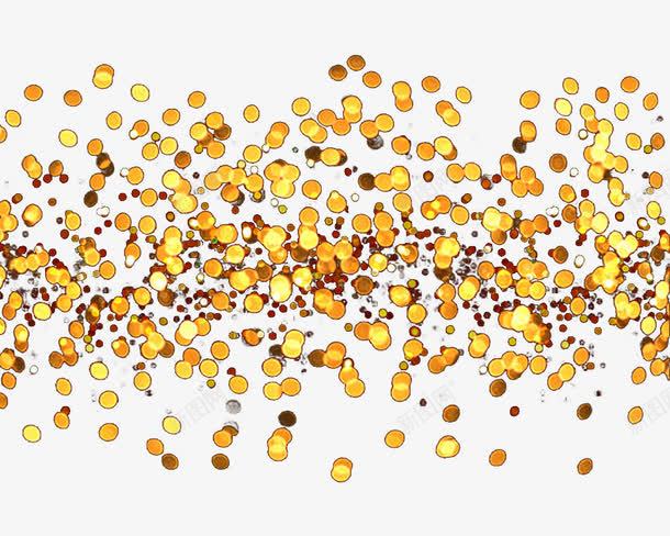创意金色颗粒png免抠素材_新图网 https://ixintu.com 创意 艺术 金色 颗粒