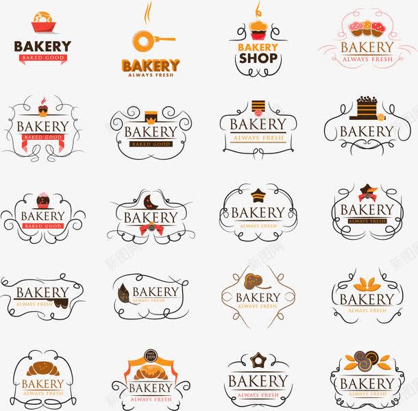 bakery图标png免抠素材_新图网 https://ixintu.com 卡通 图标 宣传 装饰