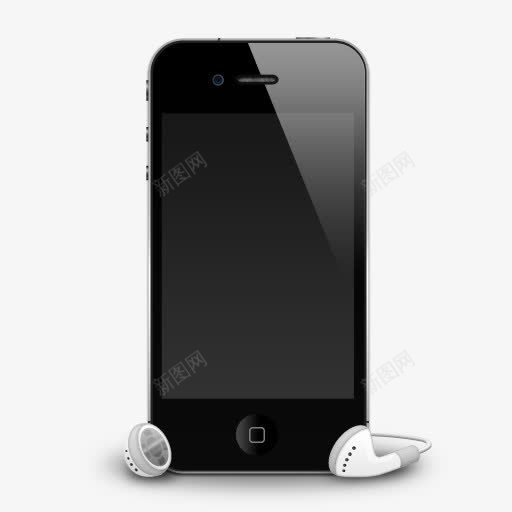 黑色手机iphone图标png_新图网 https://ixintu.com iphone 图片 手机 黑色
