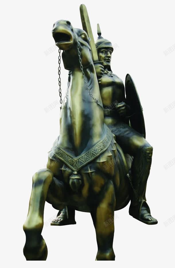 古代将军骑马雕塑png免抠素材_新图网 https://ixintu.com 古代 将军 雕塑 骑马