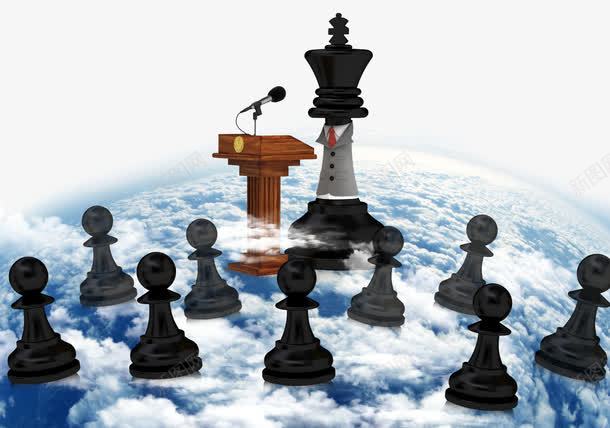 国际象棋png免抠素材_新图网 https://ixintu.com 企业文化 创意 创意素材 商业 商务 国际象棋 金融
