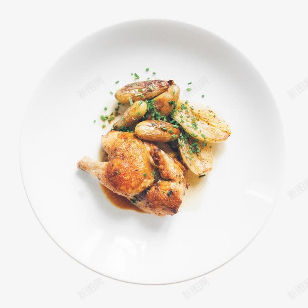 法式鸡肉餐png免抠素材_新图网 https://ixintu.com 产品实物 法式料理 美食 鸡肉