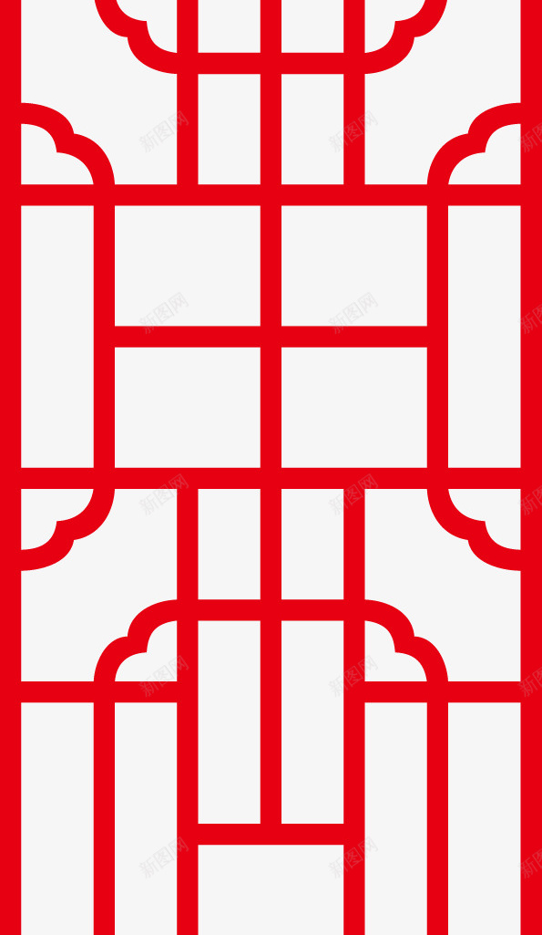 屏风装饰png免抠素材_新图网 https://ixintu.com 中国风 中式风格 屏风装饰