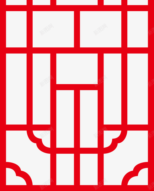 屏风装饰png免抠素材_新图网 https://ixintu.com 中国风 中式风格 屏风装饰