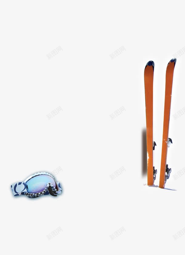 滑雪器材png免抠素材_新图网 https://ixintu.com 护目镜 滑雪 滑雪板